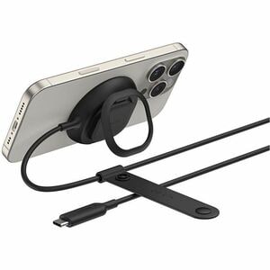 Belkin UltraCharge Induktionsladegerät - Schwarz - für iPhone, AirPod, Smartphone, Ohrhörer, Qi2-fähiges Gerät - Eingangss