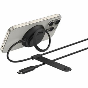 Belkin UltraCharge Induktionsladegerät - Schwarz - für iPhone, Qi2-fähiges Gerät, AirPod, Smartphone, Ohrhörer - Eingangss