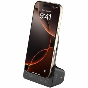 Belkin Stage PowerGrip CTA006 Lade-Kameragriff/Powerbank - Dunkelgrau - USB - Batterie - Tragbar