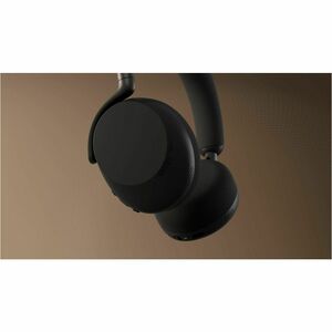 Jabra Evolve3 75 Wireless On-ear, Over-the-head, Over-the-ear Stereo Headset - Black - Binaural - Supra-aural - 3000 cm - 