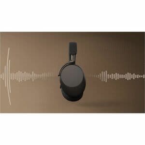 Jabra Evolve3 85 Wired/Wireless Over-the-ear, Over-the-head Stereo Headset - Black - Microsoft Teams Certification - Binau