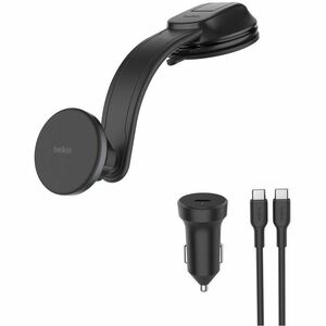 Belkin BoostCharge Smartphone, Car, iPhone SmartPhone Holder - Landscape - Aluminium Alloy - 1 - Magnetic, Wireless Chargi