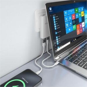 CARGADOR GAN ULTRA DELGADO 65W USB-C PD3.0 QC4.0 USB-A QC3.0