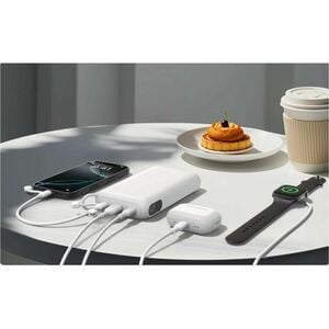 Belkin BoostCharge Stromspeicher - Weiß - für Smartphone, iPhone, iPad, AirPod, USB Typ C Gerät, Nintendo Switch, iPad min