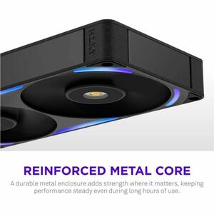 NZXT RF-U24PN-B1 Cooling Fan - PC, Radiator, Heatsink - 120 mm Maximum Fan Diameter - 2 x Fan(s) - 176.70m³/h Maximum Airf