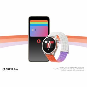 Huawei WATCH GT Runner 2 Smart Watch - 43.50 mm Case Height - 43.50 mm Case Width - Dawn Orange Band Color - Titanium Allo