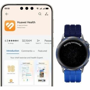Huawei WATCH GT Runner 2 Smart Watch - 43.50 mm Case Height - 43.50 mm Case Width - Dusk Blue Band Color - Titanium Alloy,