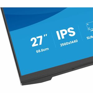 iiyama ProLite XB2793QSU-B1 27 Zoll Klasse WQHD LED-Monitor - 16:9 Format - Mattschwarz - 68,6 cm (27 Zoll) Viewable - IPS