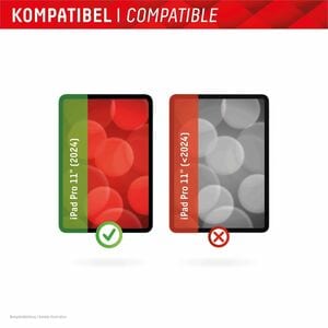 Displex PaperSense 5H PVC Displayschutz für Apple iPad Pro 11 (2024) - Transparent, Black Edge (Schwarz) - für 27,9 cm (11