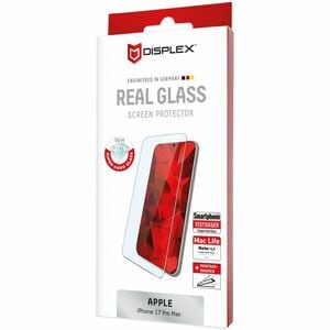 Displex 10H Gehärtetes Glas Displayschutz für Apple iPhone 17 Pro Max - Transparent - 1 Stück - Kratzfest, Schmutzabweisen