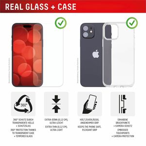 Displex Hülle für Apple iPhone 15 Smartphone - Transparent - Schmutzabweisend, Fingerabdruckresistent - Thermoplastisches 