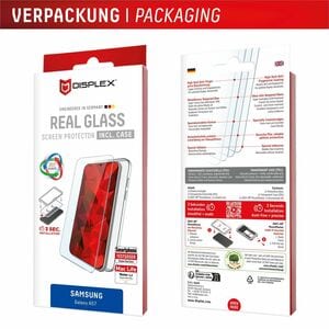 Displex Hülle für Samsung Smartphone - Transparent - Schmutzabweisend, Fingerabdruckresistent, Kratzfest - Thermoplastisch