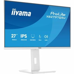 Moniteur LED iiyama ProLite XB2797QSU-W1 27" Classe WQHD - 16:9 - Blanc mat - 68,6 cm (27") Viewable - Technologie IPS - L