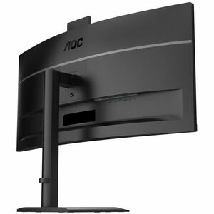AOC CU34E4CW 34" Class Webcam UW-QHD Curved Screen LED Monitor - 21:9 - Black - 86.4 cm (34") Viewable - Vertical Alignmen