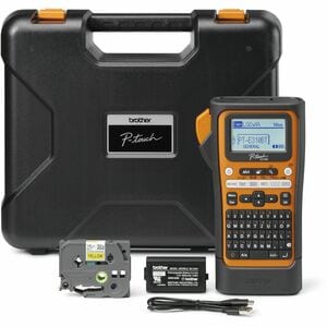 Brother P-touch PT-E310BTVP Electronic Label Maker - Thermal Transfer - 20 mm/s Mono - 7 Fonts - 180 dpi - Tape, Heat Shri