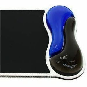 Kensington Duo Gel Mouse Pad with Wrist Rest - 25 mm x 240 mm x 182 mm Dimension - Blue, Smoke - Gel - Mouse