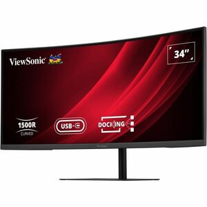 Moniteur LED ViewSonic VG3419C-2 34" Classe UW-QHD Écran incurvé - 21:9 - 86,4 cm (34") Viewable - Vertical Alignment (VA)