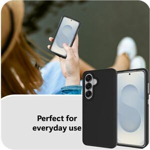 Coque Just in Case Durci - pour Samsung Galaxy S26 Smartphone - Relief - Noir - Relief - Résistant aux chocs, Résistant au