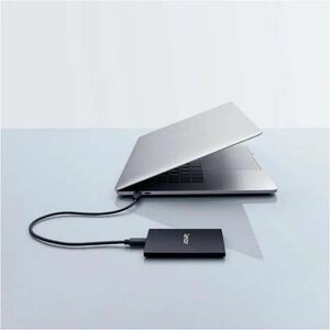 Lexar SL500 4 TB 便携式 固态硬盘 - 外置 - 黑 - 相机, 平板, 计算机, iPhone, 游戏控制台 设备支持 - C型 USB - 256-bit AES 加密标准