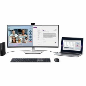 Dell Pro P P3426WEB 34" Class Webcam UW-QHD Curved Screen LED Monitor - 21:9 - Black - TAA Compliant - 86.6 cm (34.1") Vie