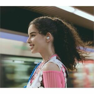 Sony LinkBuds Fit True Wireless Earbud Stereo Earset - White - Binaural - Open - 1000 cm - Bluetooth - 20 Hz to 20 kHz - N