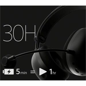 INZONE H9 II Wired/Wireless Over-the-head Stereo Gaming Headset - Black - Binaural - Circumaural - Bluetooth/RF - 440 Ohm 