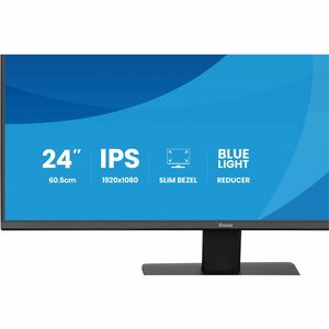 iiyama ProLite X2491H-B1 24 Zoll Klasse Full HD LED-Monitor - 16:9 Format - Mattschwarz - 60,5 cm (23,8 Zoll) Viewable - I