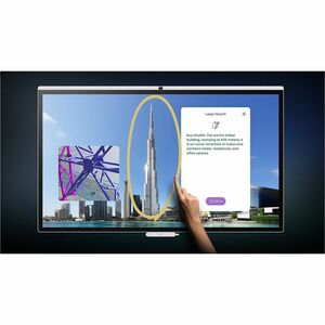 BenQ Board CP7505 1905 mm 4K UHD LCD Collaboration Display - ARM Cortex A78 + A55 - 16 GB - Projected Capacitive - Touchsc