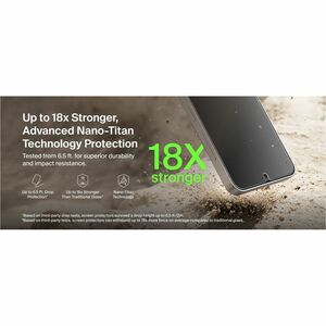 Belkin Titan SmartShield 9H Glass Privacy Screen Filter for Samsung Galaxy S26 - For AMOLED Smartphone - Drop Resistant, S