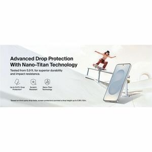 Belkin ScreenForce 7H Glass, Plastic Screen Protector for Samsung Galaxy S26 - For AMOLED Smartphone - Drop Resistant, Scr
