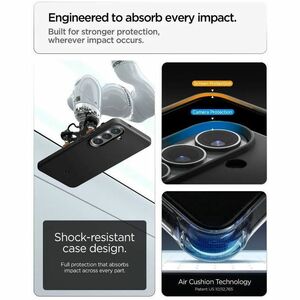 Spigen Thin Fit Case for Samsung Galaxy S26+ Smartphone - Black - Scratch Resistant, Impact Absorbing, Impact Resistant, S