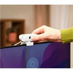 Webcam Trust - 30 fps - Blanc - USB 2.0 Type A/USB 2.0 Type C - 2K - Vidéo 2560 x 1440 - Focale fixe - 76° Angle - Fixatio