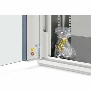 Digitus Dynamic-N 7U Wandmontierbar Geschlossener Schrank Rackschrank für Networking, Server - Hellgrau - Stahl, Glas, Ble