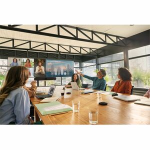 Poly Studio A2 Wired Microphone for Meeting Room, Conference Room - Black - 6 m - Table Mount - JST