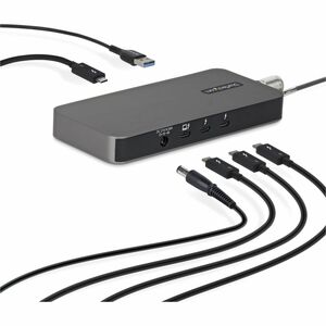StarTech.com Hub Thunderbolt™ 5 a 4 Porte con KVM Thunderbolt™ Share, 80/120Gbps, Multi-Monitor 8K, PD 140W, USB-A 10Gbps,