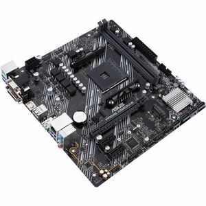 Carte Mère Asus Prime A520M-E/CSM - AMD A520 Chipset - Socket AM4 - Micro ATX - Ryzen 5, Ryzen 3 processeur compatible - 6