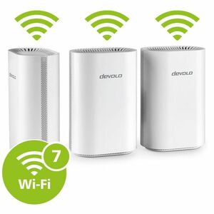 devolo Wi-Fi 7 IEEE 802.11 a/b/g/n/ac/ax/be Ethernet Wireless Router - Dual Band - 2.40 GHz ISM Band - 6 GHz UNII Band - 8