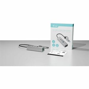 Hub combo USB/Ethernet i-tec - USB Tipo A, USB Type-C - 640 MB/s - Disco rigido, Tastiera, Computer portatile, Tablet, Des