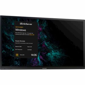 Sharp NEC Display PN-LA862 2184,40 mm 4K UHD LCD Collaboration Display - InGlass - Touchscreen - 16:9 Seitenverhältnis - 3