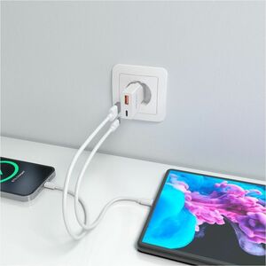 CARGADOR GAN ULTRA DELGADO 30W 1XUSB-C PD3.0 QC4.0 1XUSB QC3.0