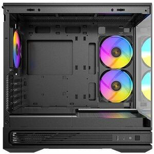 Boîtier d'ordinateur Antec Constellation - Noir - En verre trempé, Mesh, Acier, Plastique - 1 x 240mm, 1 x 120mm Fan(s) In