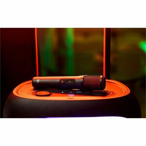 JBL EasySing Plug-in Microphone for Voice, Vocals, Singing, Music, Speaker - Black - 50 Hz to 15 kHz - Shock Mount - USB T