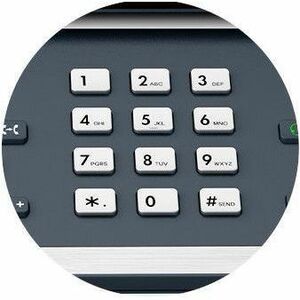 Yealink IP Phone - Corded - Bluetooth, Wi-Fi - Wall Mountable, Desktop - Classic Gray - 17.8 cm (7") LCD - 2 x Network (RJ