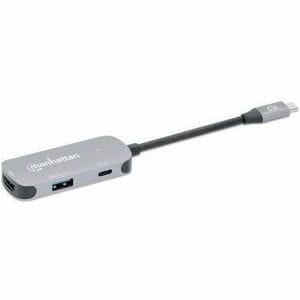 USB-C Dock/Hub, Ports (x3): HDMI, USB-A and USB-C, With Power Delivery (100W) to USB-C Port (Note add USB-C wall charger a