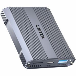 Unitek 2 Slot(s) Flash Drive/Flash Card Reader - USB Type C - 1 - 1.95 TB Flash Drive - 10 GB/s - microSD, CompactFlash, m
