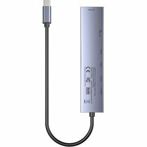 uHUB S7 Pro 7-in-1 5Gbps USB-C Hub with Screen On/Off button Supports 4K60Hz PD 100W SD/microSD card reader