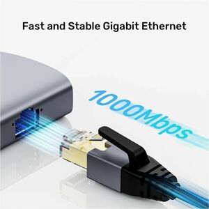 Unitek uHUB D1113C 6 Port(s) USB Type C Docking Station for Tablet PC, Smartphone, Notebook, Mobile Device, Flash Drive - 