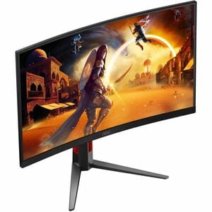 Monitor LED da gioco AOC C27G4Z2 685,8 mm (27") Classe Full HD Schermo curvo - 16:9 - Nero, Rosso - 68,6 cm (27") Viewable