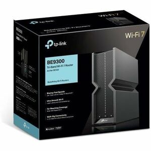 TP-Link Archer BE9300 Wi-Fi 7  Wireless Router - Tri Band - 2.40 GHz ISM Band - 5 GHz UNII Band - 4 x Network Port - 1 x B