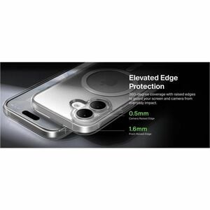 Belkin SheerForce Case for Apple iPhone 17 Smartphone - Textured Side - Clear - Glossy - Yellowing Resistant, Discoloratio
